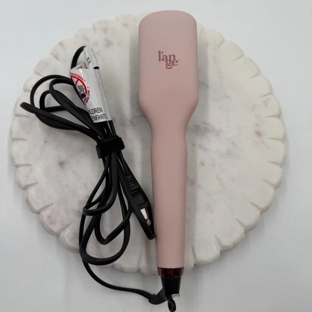L'ange Le Vite Hairbrush Straightener Blush Rose Ceramic Ionic Thermal Brush